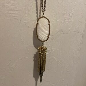 Perfect condition white Kendra Scott necklace